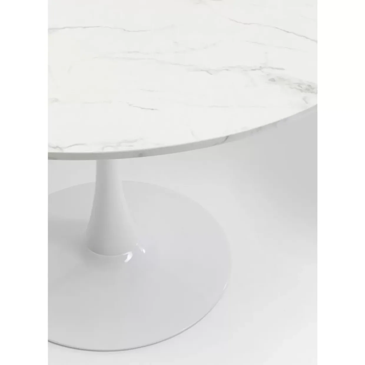 Tisch Schickeria Marmor Weis O110Cm