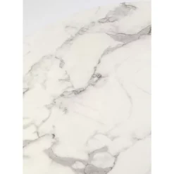 Tisch Schickeria Marmoroptik Weis O80Cm