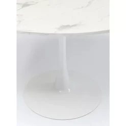 Tisch Schickeria Marmoroptik Weis O80Cm