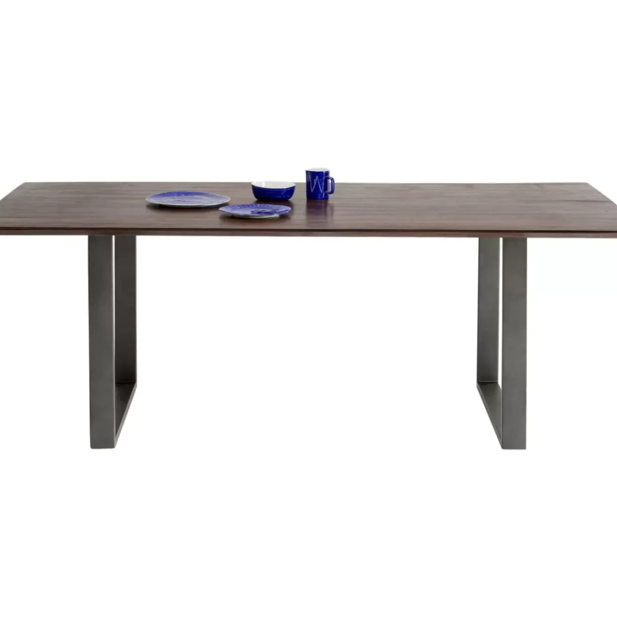 Tisch Symphony Dunkel Rohstahl 180X90