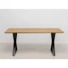 Tisch Symphony Eiche Cross Schwarz 180X90Cm