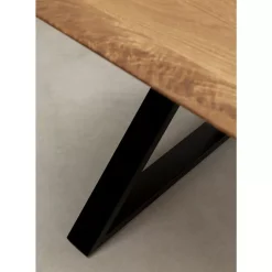 Tisch Symphony Eiche Cross Schwarz 180X90Cm