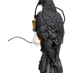 Tischleuchte Animal Crow Matt Schwarz