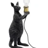 Tischleuchte Animal Kangaroo Schwarz Matt 46Cm