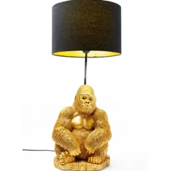 Tischleuchte Animal Monkey Gorilla Gold
