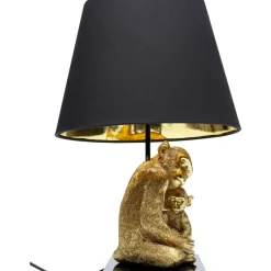 Tischleuchte Animal Monkey Love Hug Gold 50Cm