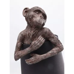 Tischleuchte Animal Monkey Braun Schwarz