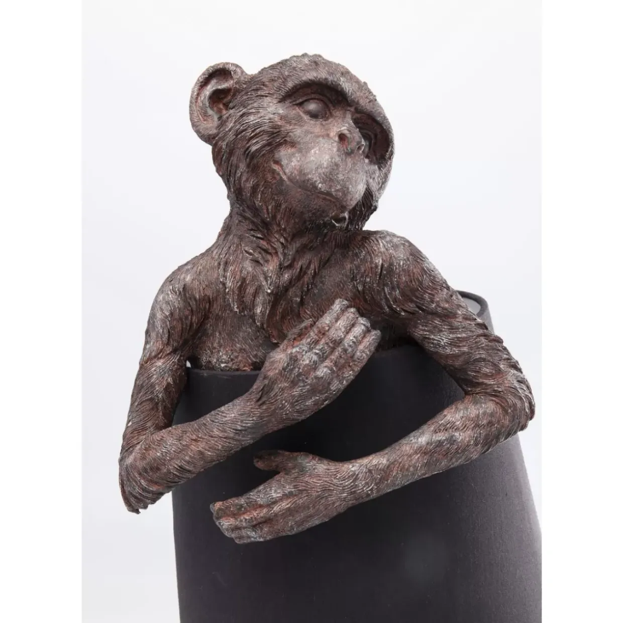 Tischleuchte Animal Monkey Braun Schwarz