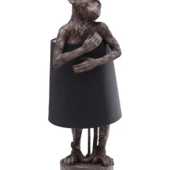 Tischleuchte Animal Monkey Braun Schwarz