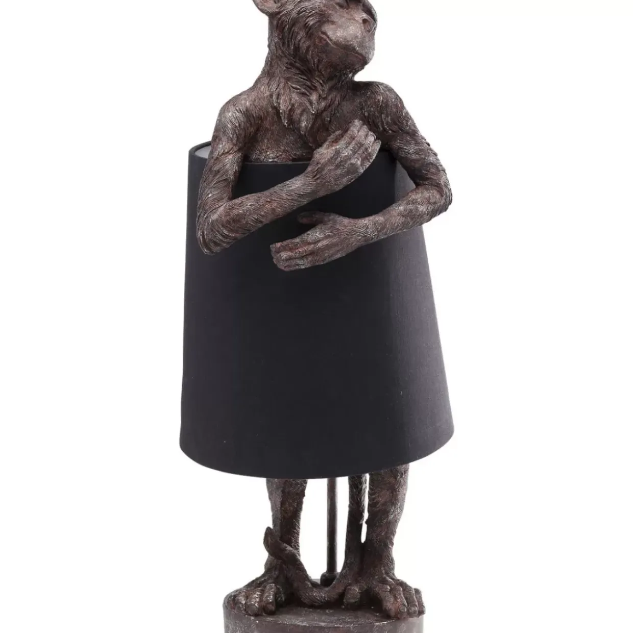 Tischleuchte Animal Monkey Braun Schwarz