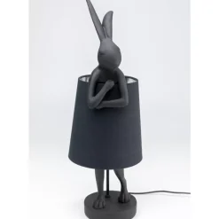 Tischleuchte Animal Rabbit Matt Schwarz 68Cm