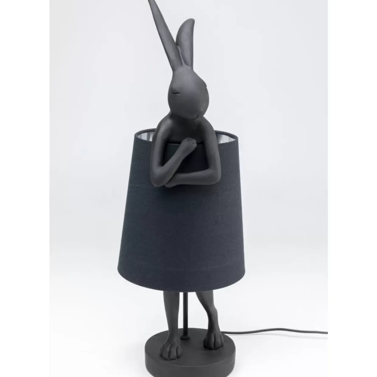 Tischleuchte Animal Rabbit Matt Schwarz 68Cm