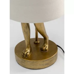 Tischleuchte Animal Rabbit Gold/Weis 50Cm