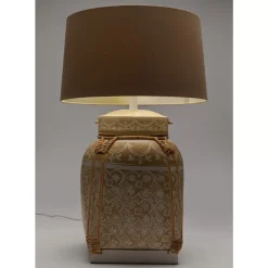 Tischleuchte Basket Creme