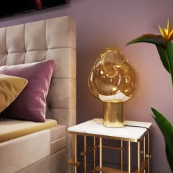 Tischleuchte Dough Gold