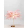 Tischleuchte Feather Palm Pink 60Cm