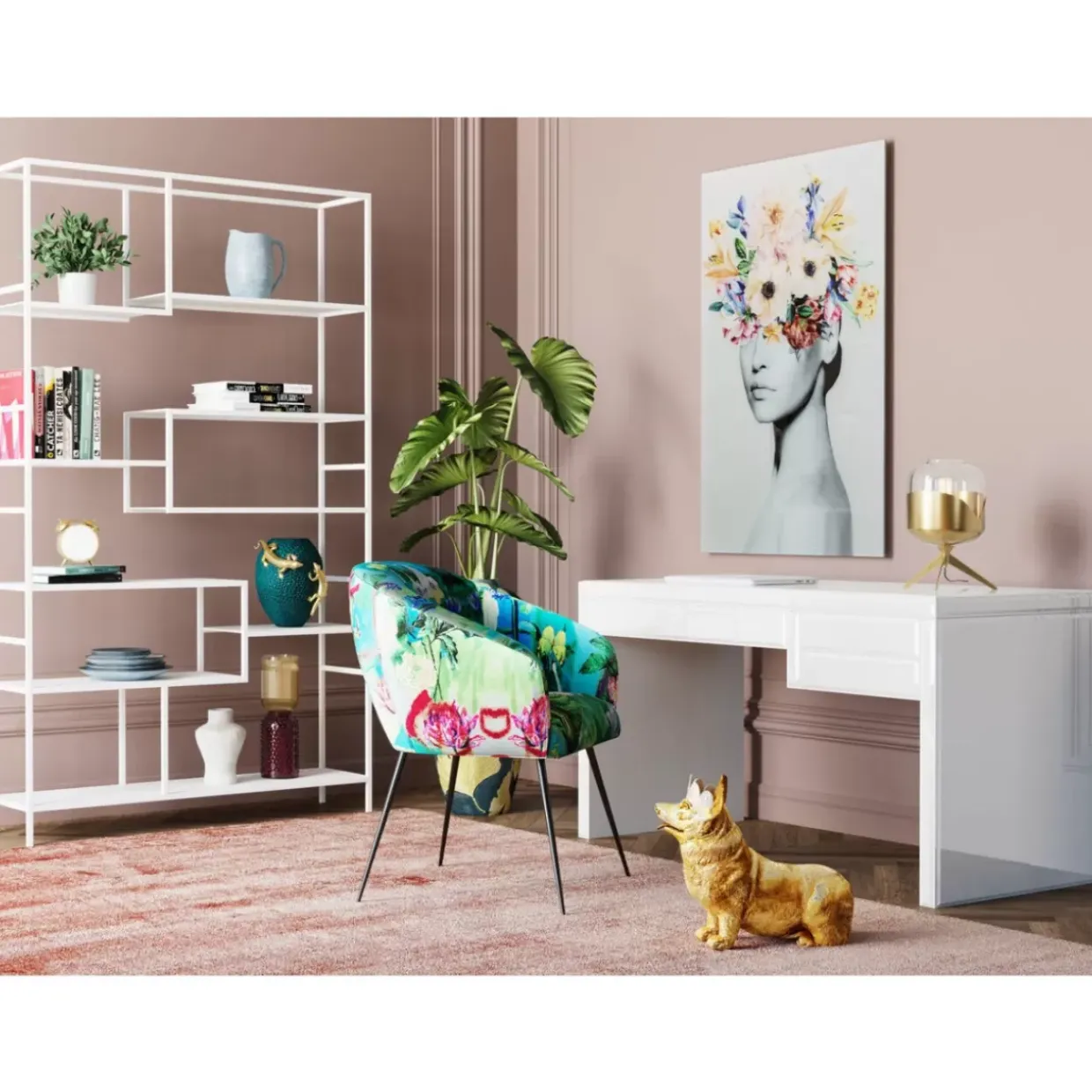 Tischleuchte Golden Goblet Ball