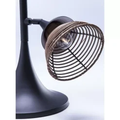 Tischleuchte Rattan Tre