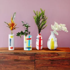 Vase Art Face Colore 23