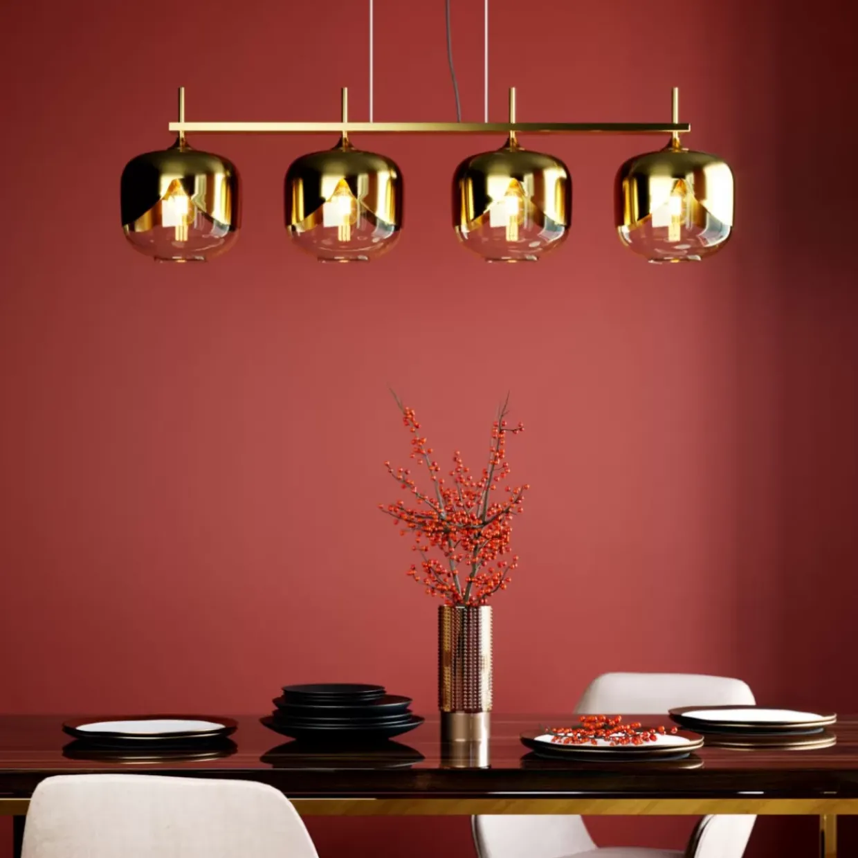 Vase Barfly Dark Green 25Cm