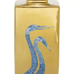 Vase Dancing Cranes 29Cm