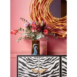 Vase Dancing Cranes 29Cm