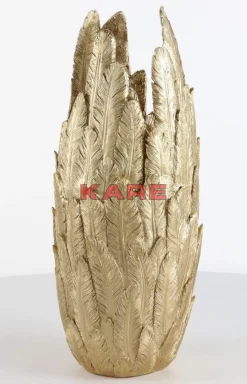 Vase Feathers Gold 80