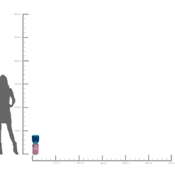 Vase Marvelous Duo Blau Lila 40Cm