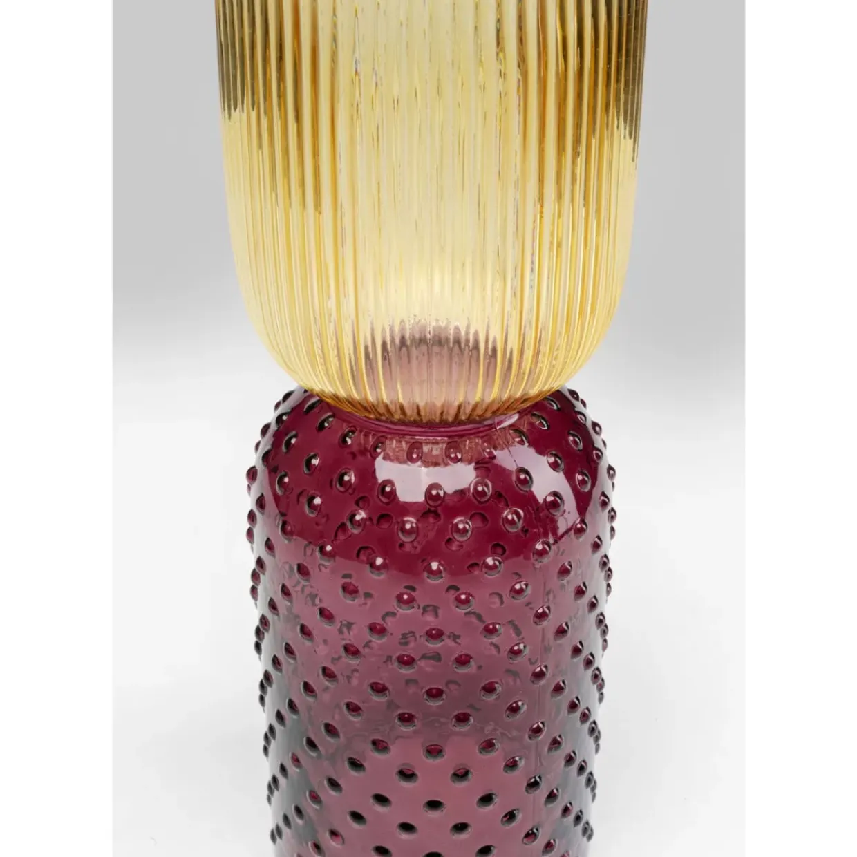 Vase Marvelous Duo Gelb Lila 38Cm