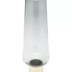 Vase Noble Ring Grau 40Cm