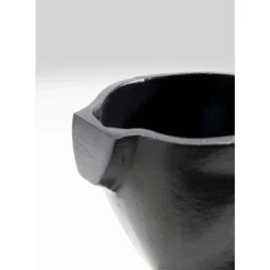 Vase Rostro Schwarz 17Cm