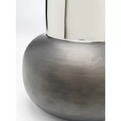 Vase Vesuv Schwarz 42Cm