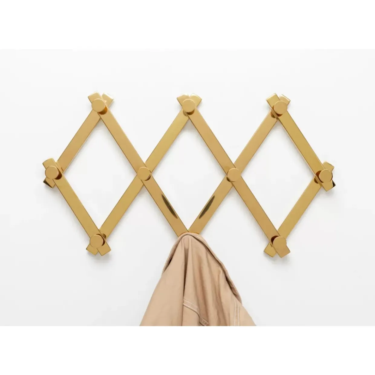 Wandgarderobe Crossing Gold 9(+71)Cm