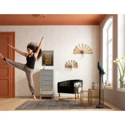 Wandkerzenhalter Ginkgo Leaf 45Cm