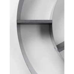 Wandregal Snail Silver Grau