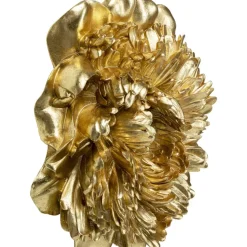 Wandschmuck Peony Gold
