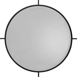 Wandspiegel Stanford Frame Matt Schwarz O90Cm