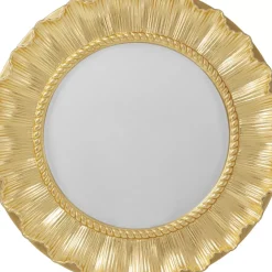 Wandspiegel Sun Ray Gold O84Cm