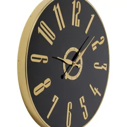 Wanduhr Casino Schwarz O76Cm