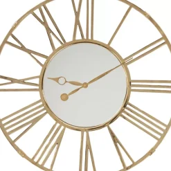 Wanduhr Giant Gold O120Cm