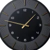 Wanduhr Lio Schwarz O60