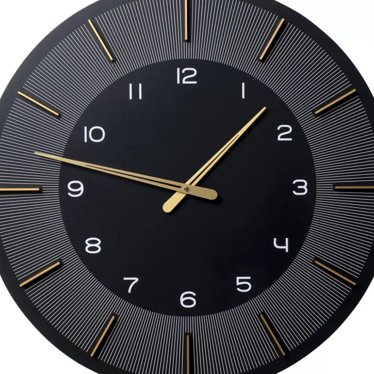 Wanduhr Lio Schwarz O60