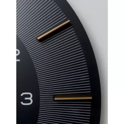 Wanduhr Lio Schwarz O60