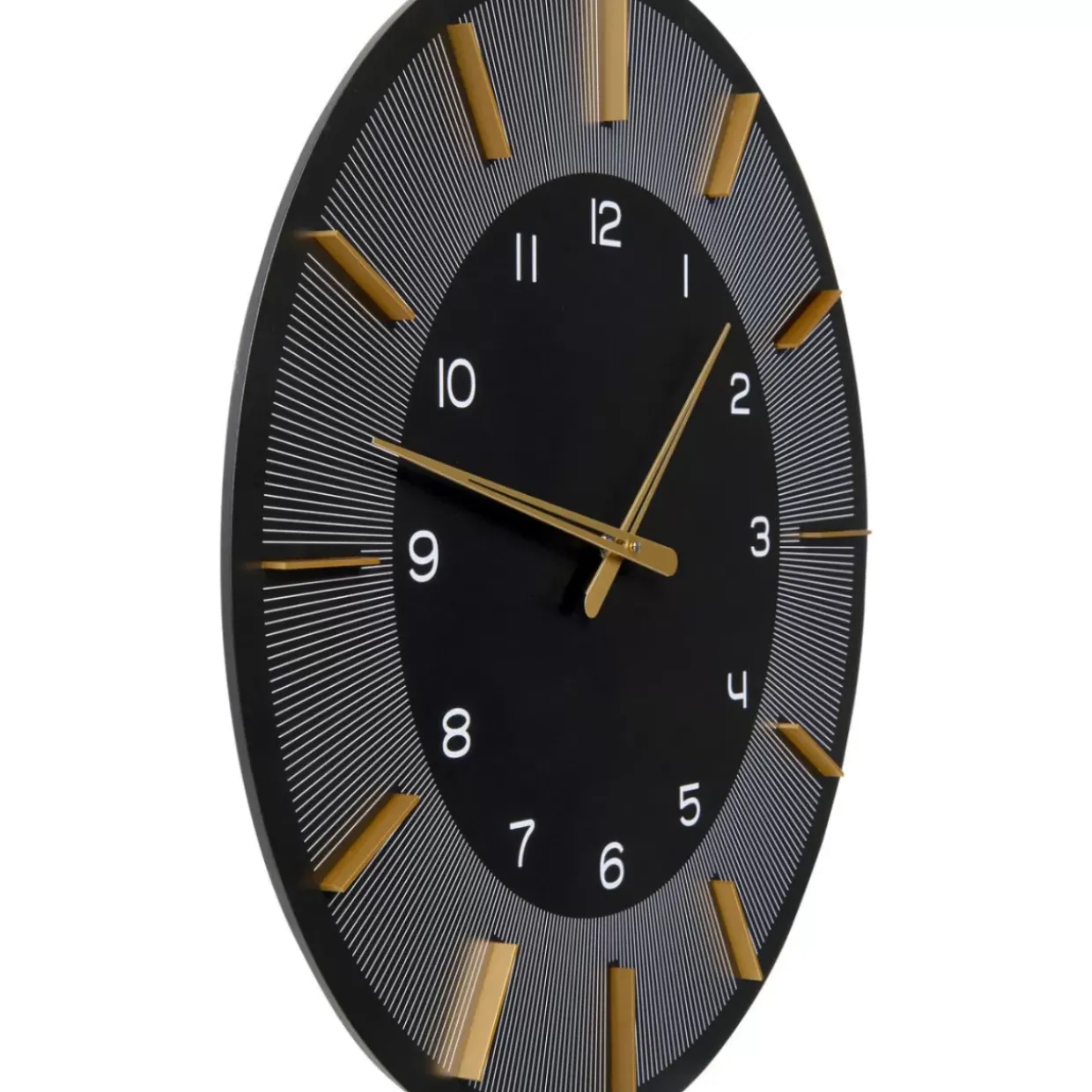 Wanduhr Lio Schwarz O60