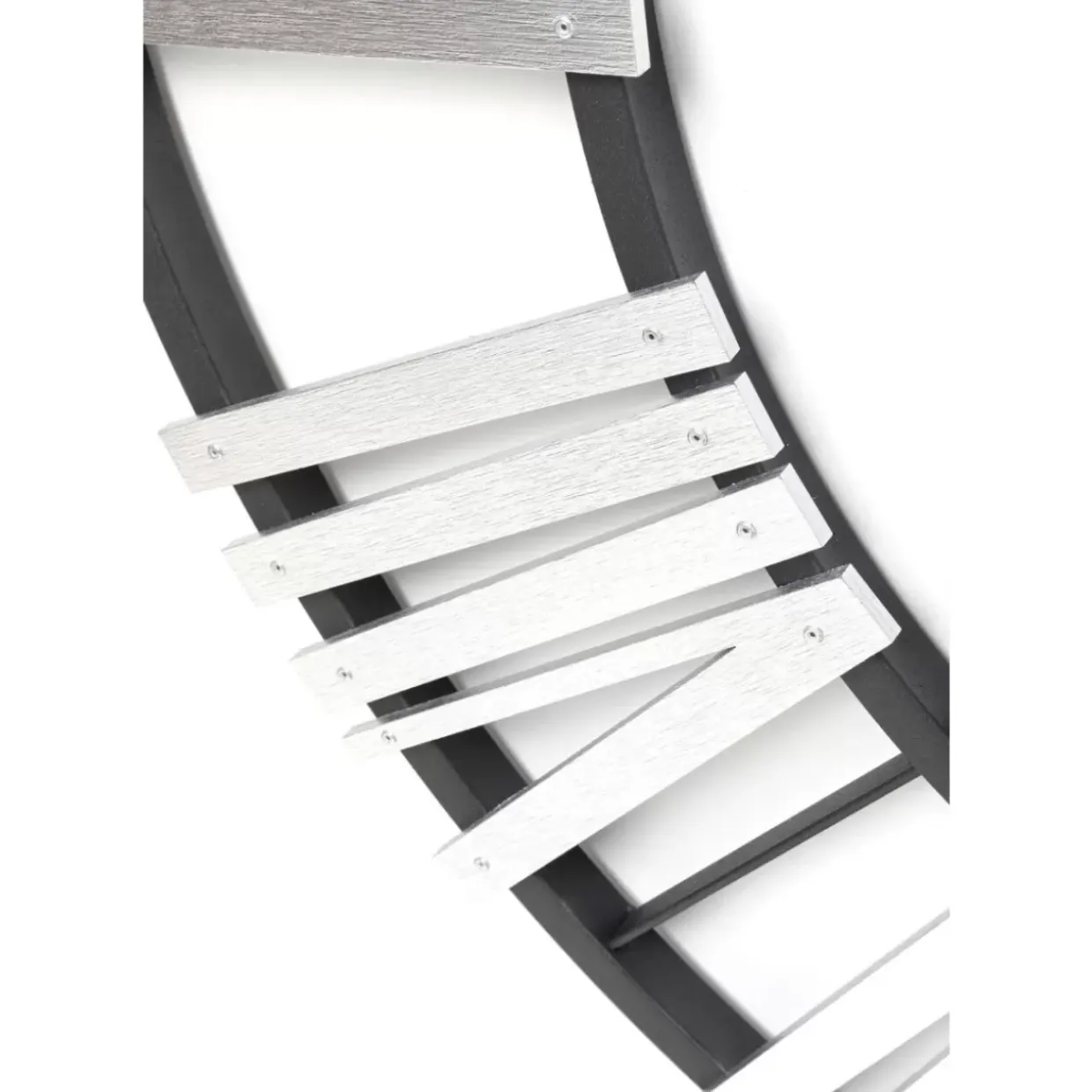 Wanduhr Nevio Silber O95Cm