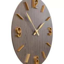 Wanduhr Oscar Schwarz O60